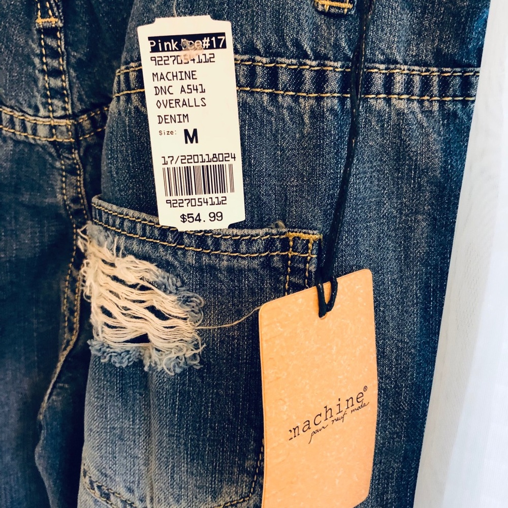 Machine Brand Denim Overalls - Picture 6 of 7